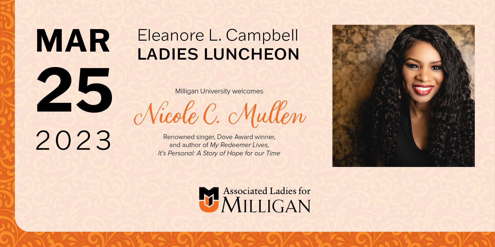 ALM Ladies Luncheon welcomes Nicole C. Mullen